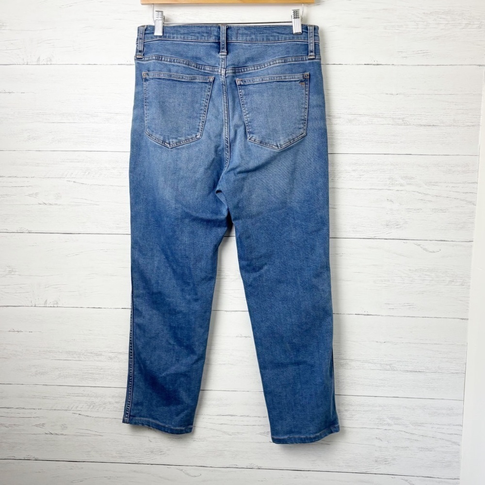 Madewell Stovepipe Jeans in Harsdale Wash Slim Stretch High Rise Denim 27 - Picture 10 of 15